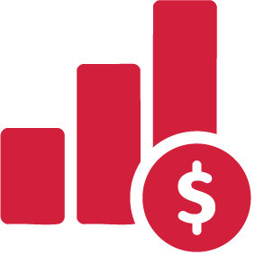 CalcMenu icon representing data-driven cost control and financial performance insights.